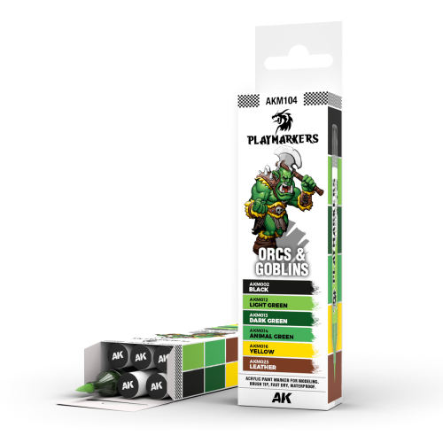 AKM104 Playmarkers Orcs&Goblins 6 Marker